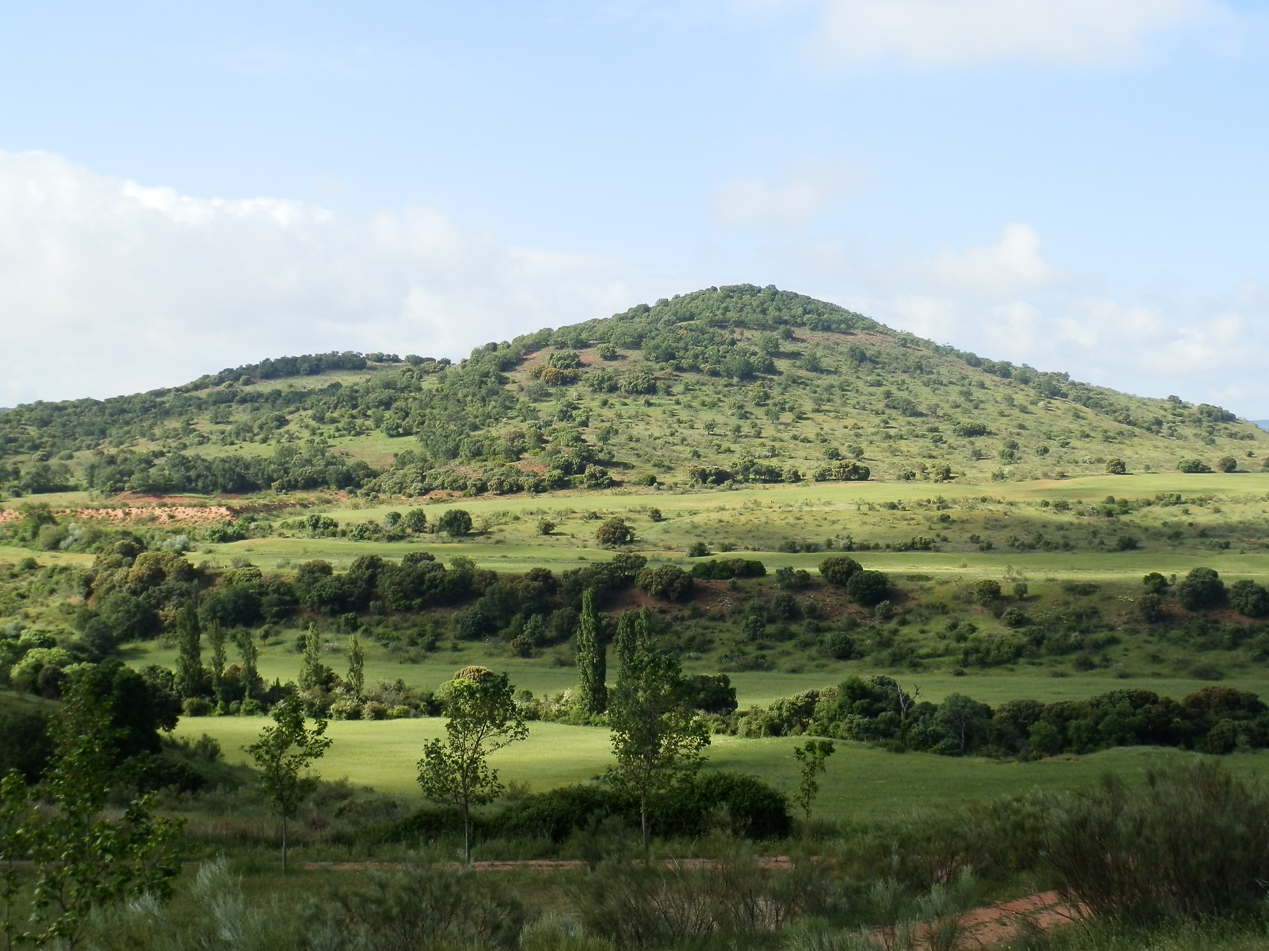 Paisaje de finca rústica